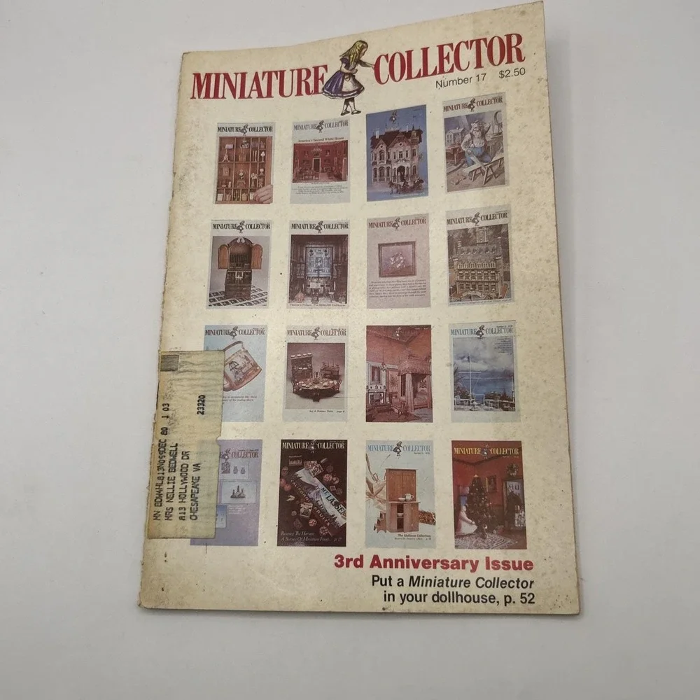 Miniature Collector Magazine Lot Issues 5–15, 17-22, 36 | Vintage Dollhouse Mini